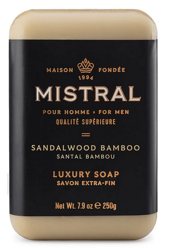 Mistral Men's Collection Triple Milled Luxury Bar Soap