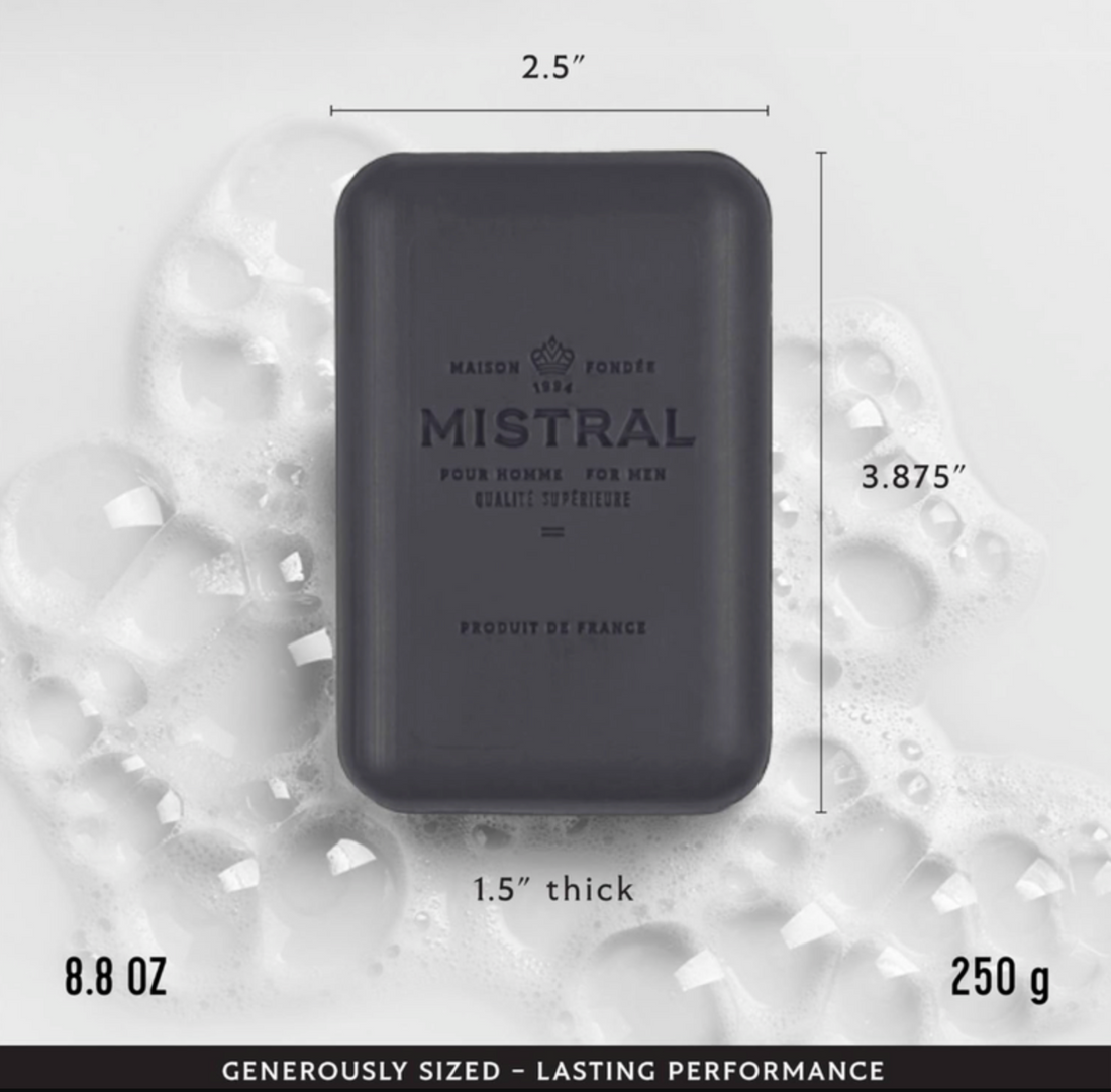 Mistral Men's Collection Triple Milled Luxury Bar Soap