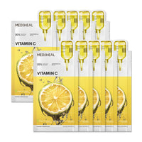Mediheal Essential Mask Box of 10: Vitamin C Clear Toning