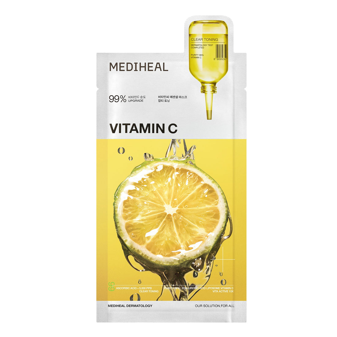 Mediheal Essential Sheet Mask: Vitamin C Clear Toning
