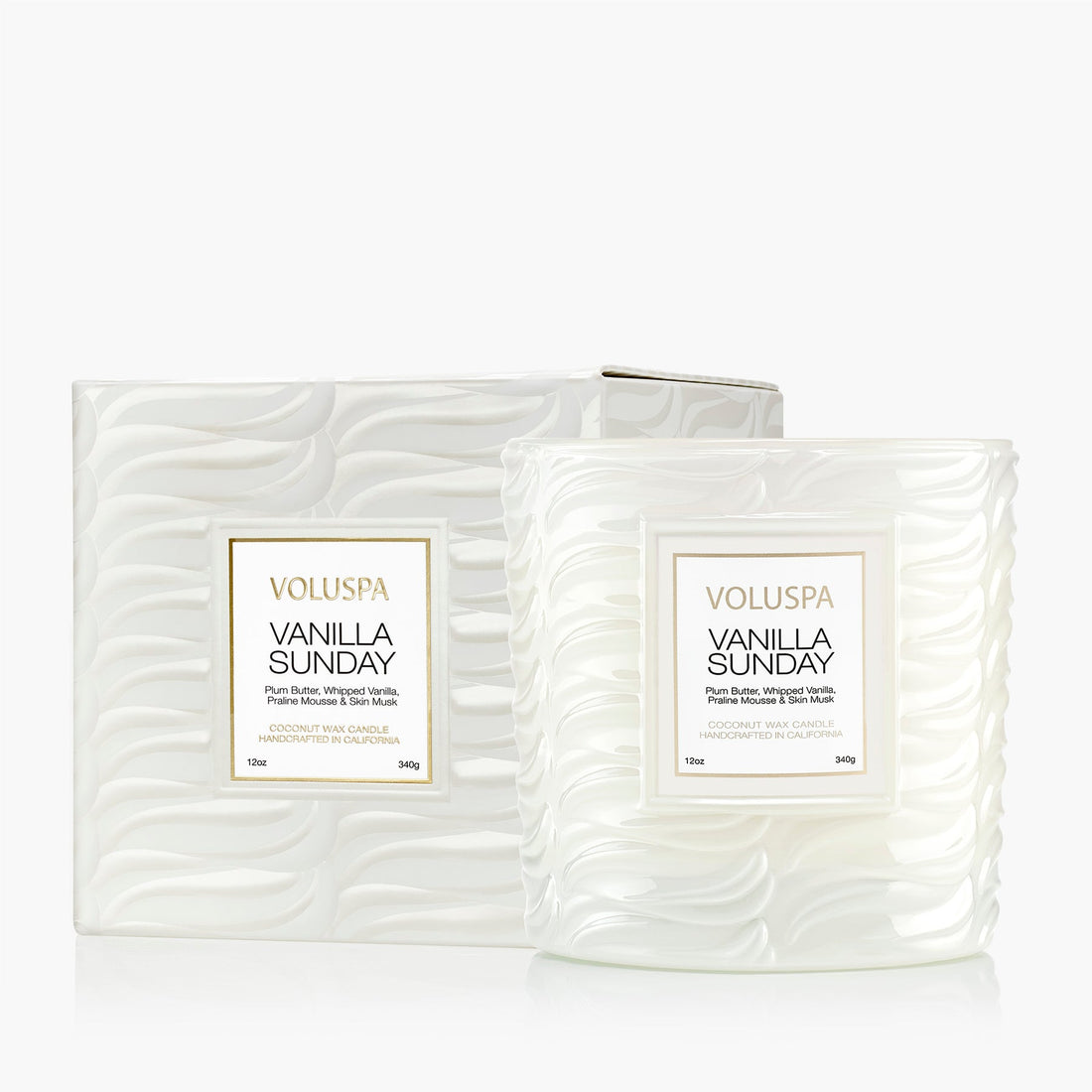 Voluspa Capsule Boxed Luxe Candle {60hr} | Vanilla Sunday