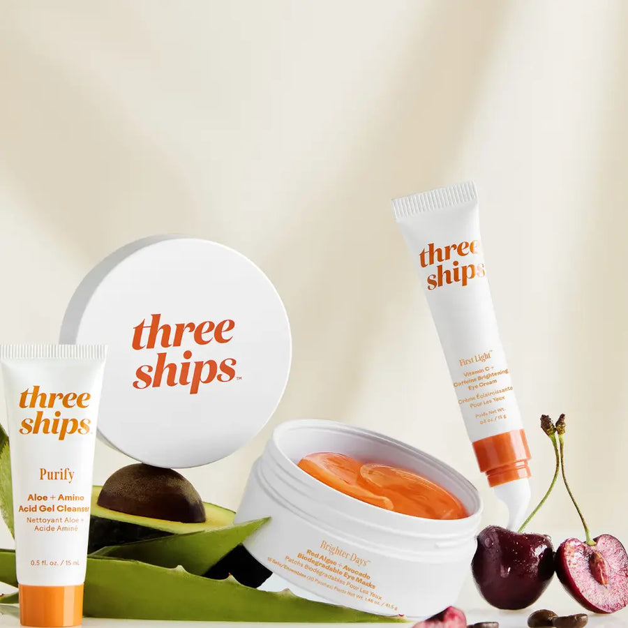 Three Ships Kit | Bright Side Brightening Eye Routine