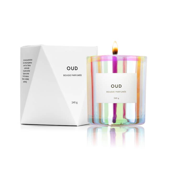 Les Citadines Holographic Luxurious, Non-Toxic Candle {60hr} Oud