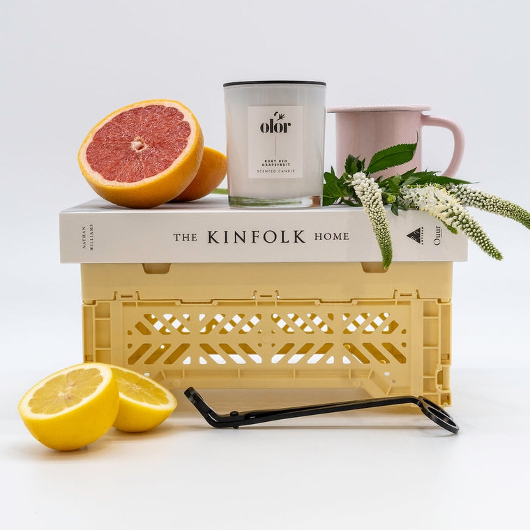 OLOR Exceptional Boxed Candle {40hr} Ruby Grapefruit