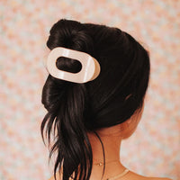 Teleties Round Flat Hair Clip * MEDIUM