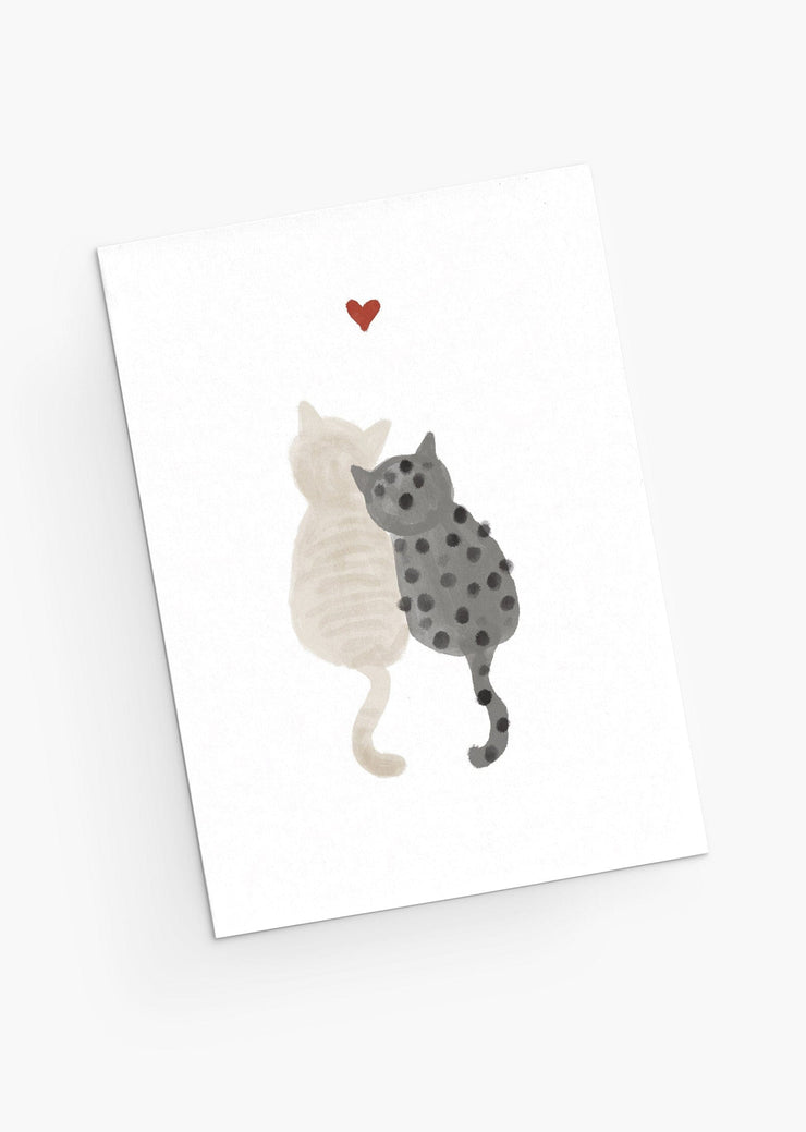 Mimi & August Premium Greeting Card: Purrfect Love