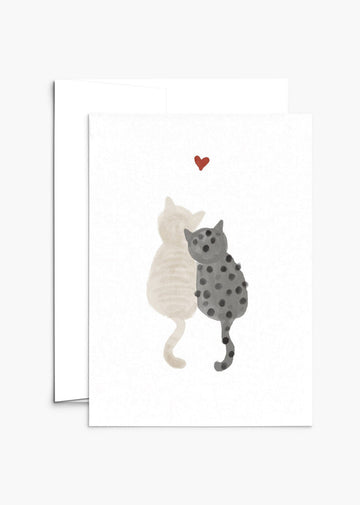 Mimi & August Premium Greeting Card: Purrfect Love