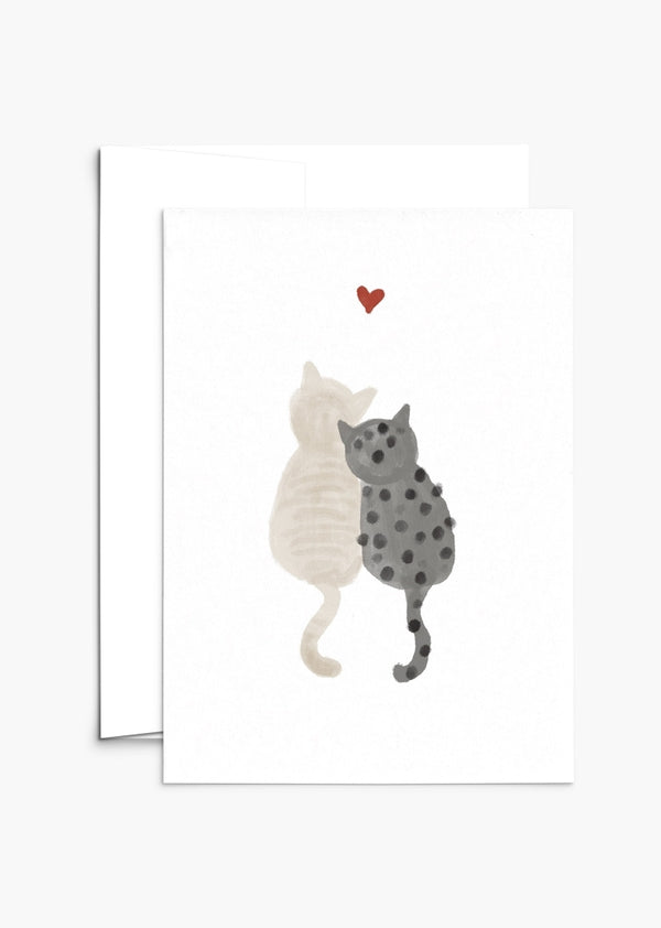 Mimi & August Premium Greeting Card: Purrfect Love