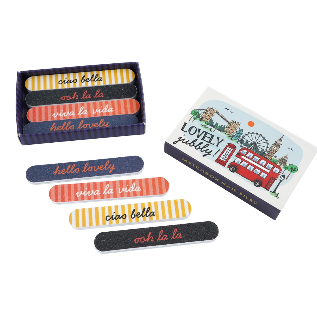 Adorable Matchbox Nail Files { Bon Voyage } assorted