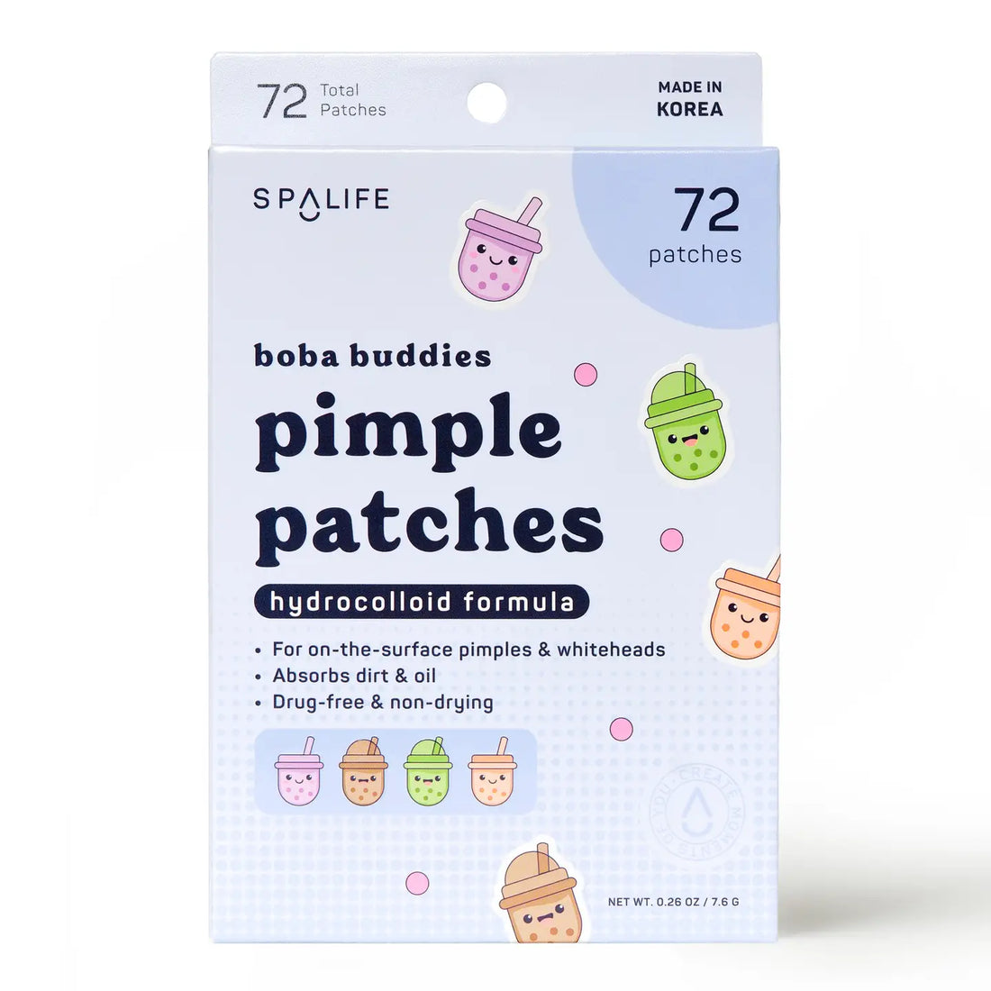 Hydrocolloid Pimple Patches | BIG BOBA BUDDIES x 72