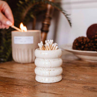 Mimi & August Safety Matches + Sensuous Ceramic Jar
