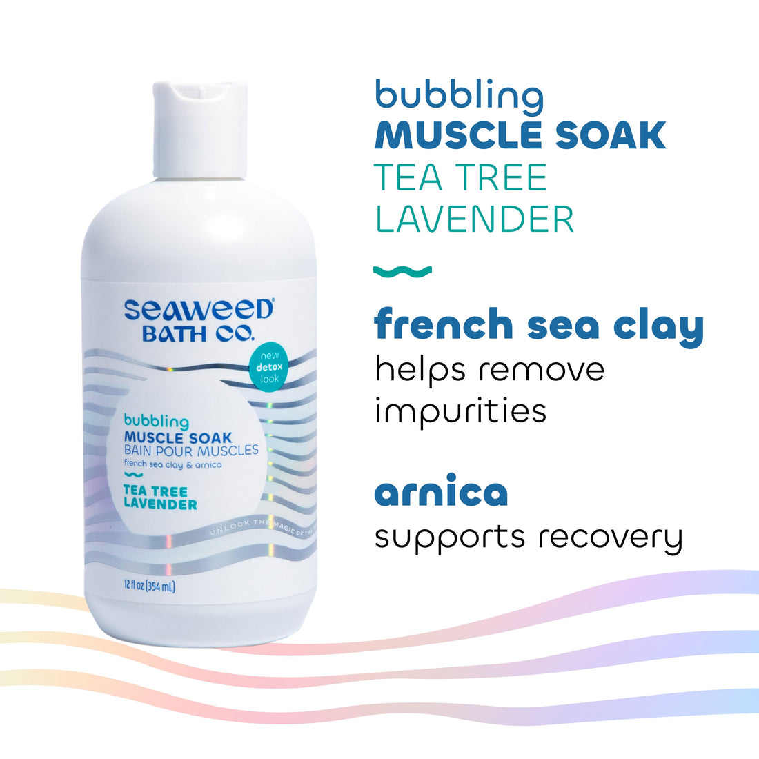 Seaweed Bath Co. Bubbling { Muscle Soak } Tea Tree Lavender