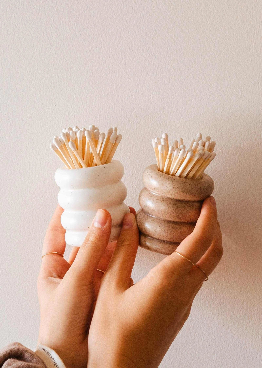 Mimi & August Safety Matches + Sensuous Ceramic Jar