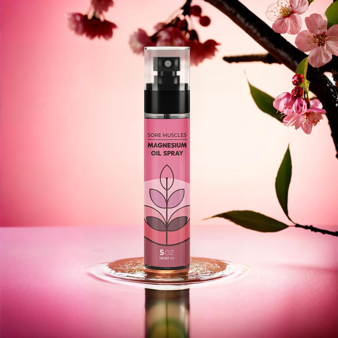 Midwest Sea Salt Co. Magnesium Oil Spray | Sore Muscles