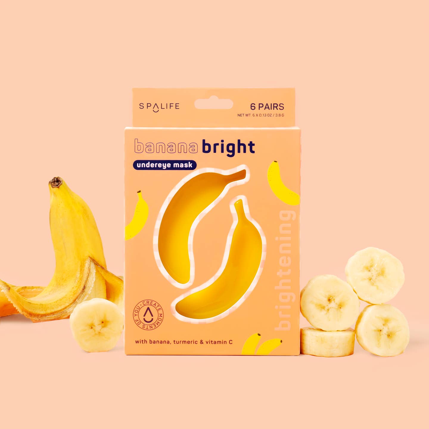 Banana Bright Undereye Mask - Eight Pairs | LUX Beauty Edmonton Canada