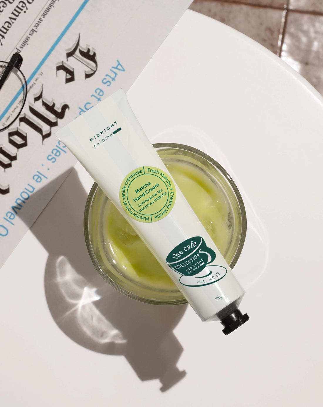 Midnight Paloma Hand Therapy: Matcha + Creamy Vanilla