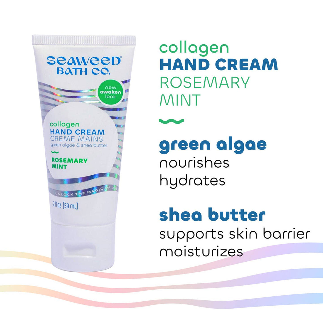 Seaweed Bath Co. Hand Cream { Collagen } Rosemary Mint