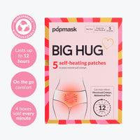 Popmask Big Hug Self-Heating Patches for Cramps - Big Size