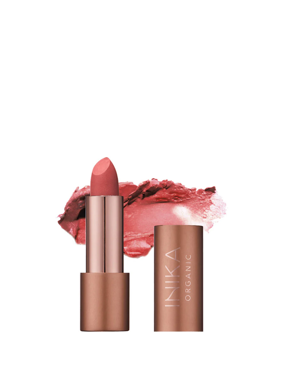 Exclusive LUX Duo: Inika LipStick + Inika Tinted Lip Balm (Warm Tones)