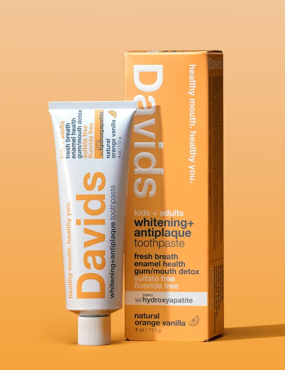 Davids Naturals Nano-Hydroxyapatite Premium Toothpaste | Kids + Adults