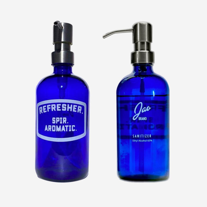 Jao Refresher Sanitizer 16oz Glass Decanter with Pump