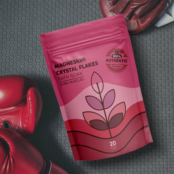 Midwest Sea Salt Co. Magnesium Crystal Bath Soak | Sore Muscles (20oz)