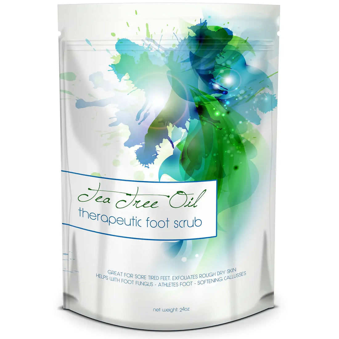 Midwest Sea Salt Co. Tea Tree Oil Foot & Body Exfoliating Scrub | 24oz