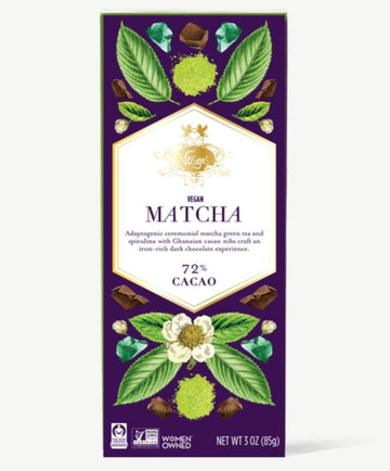 Vosges Haut-Chocolat Dark Bar (3oz) | Matcha Spirulina (Vegan)