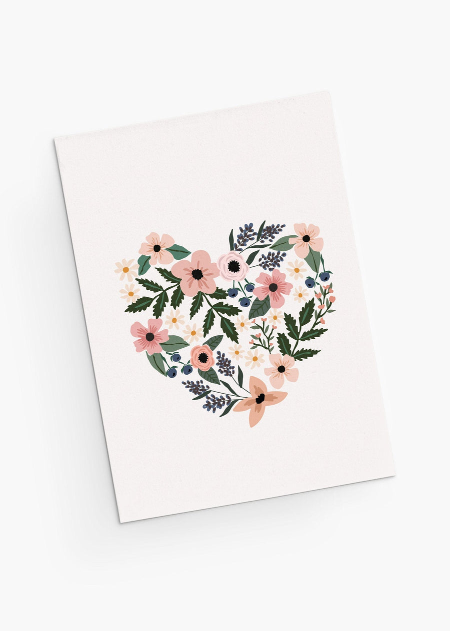 Mimi & August Premium Greeting Card: Heart Full Of Flowers