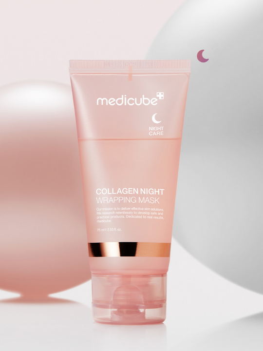 medicube Collagen + Niacinamide Glass Glow Night Wrapping Mask