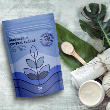 Midwest Sea Salt Co. Magnesium Crystal Bath Soak | Sleep Therapy (20oz)