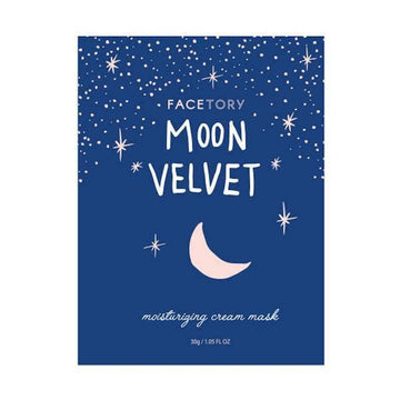 Facetory Moon Velvet Moisturizing Cream Sheet Mask