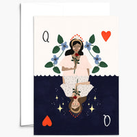 Mimi & August Premium Greeting Card: Queen of Hearts