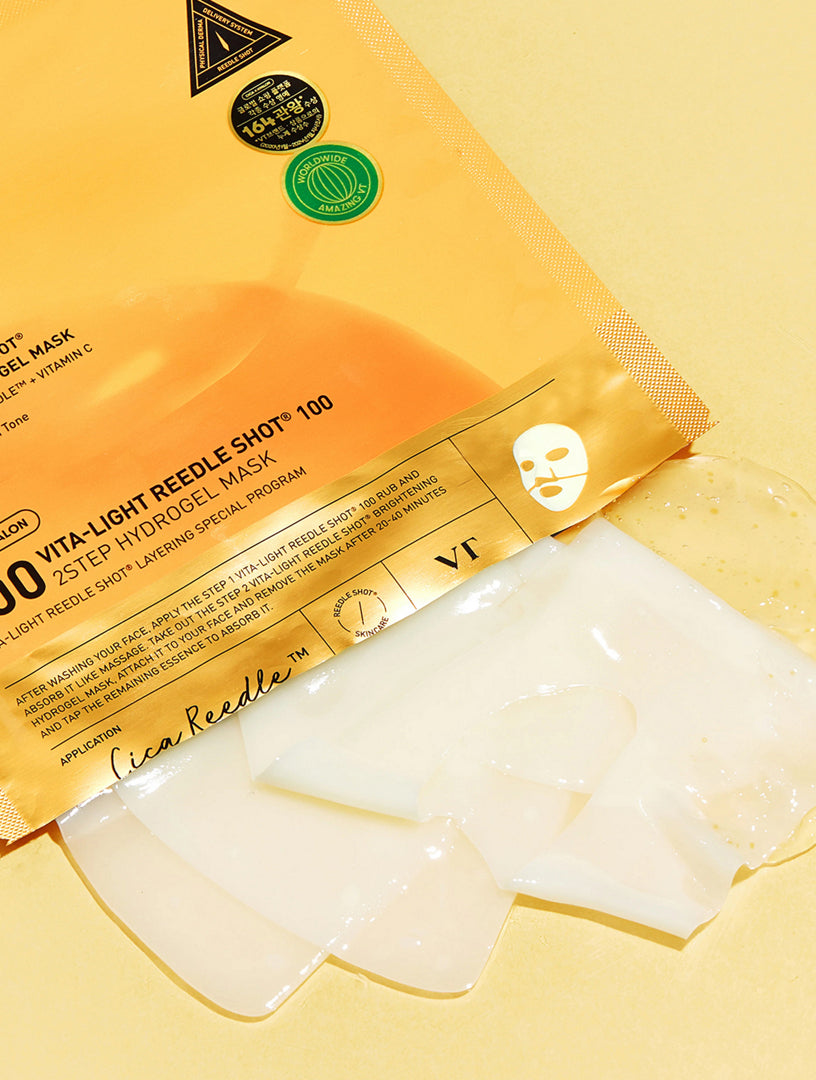 VT Vita-Light Reedle Shot 100 2-Step Hydrogel Mask