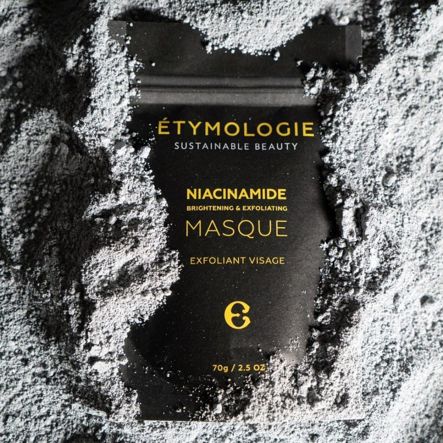 Étymologie Sustainable Beauty Niacinamide Brightening & Exfoliating Masque