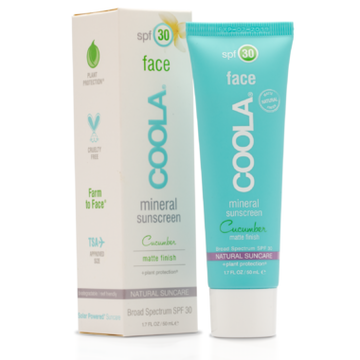Coola Mineral Face SPF30 Matte Cucumber Lotion