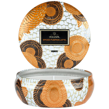 Japonica Seasonal 3 Wick Candle in Decorative Tin 40hr