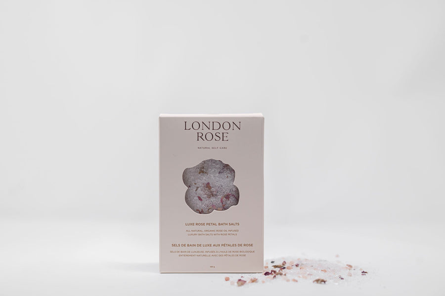 LONDON ROSE Luxe Rose Petal Bath Salts