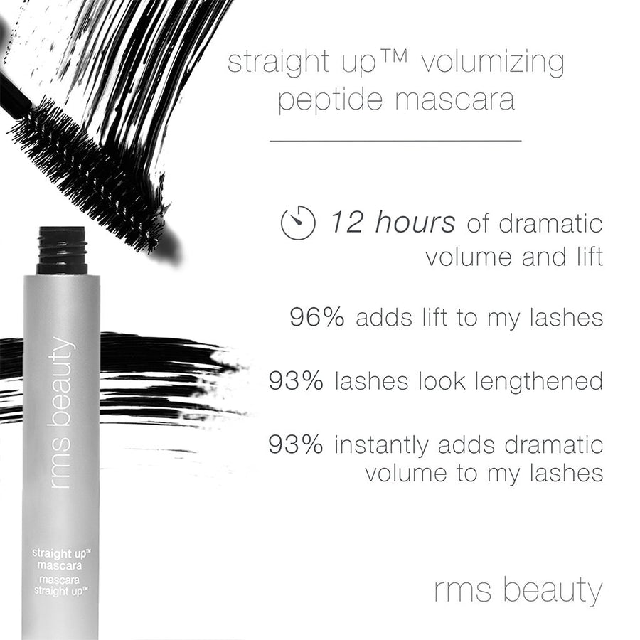 RMS Beauty Straight Up Volumizing Peptide Mascara