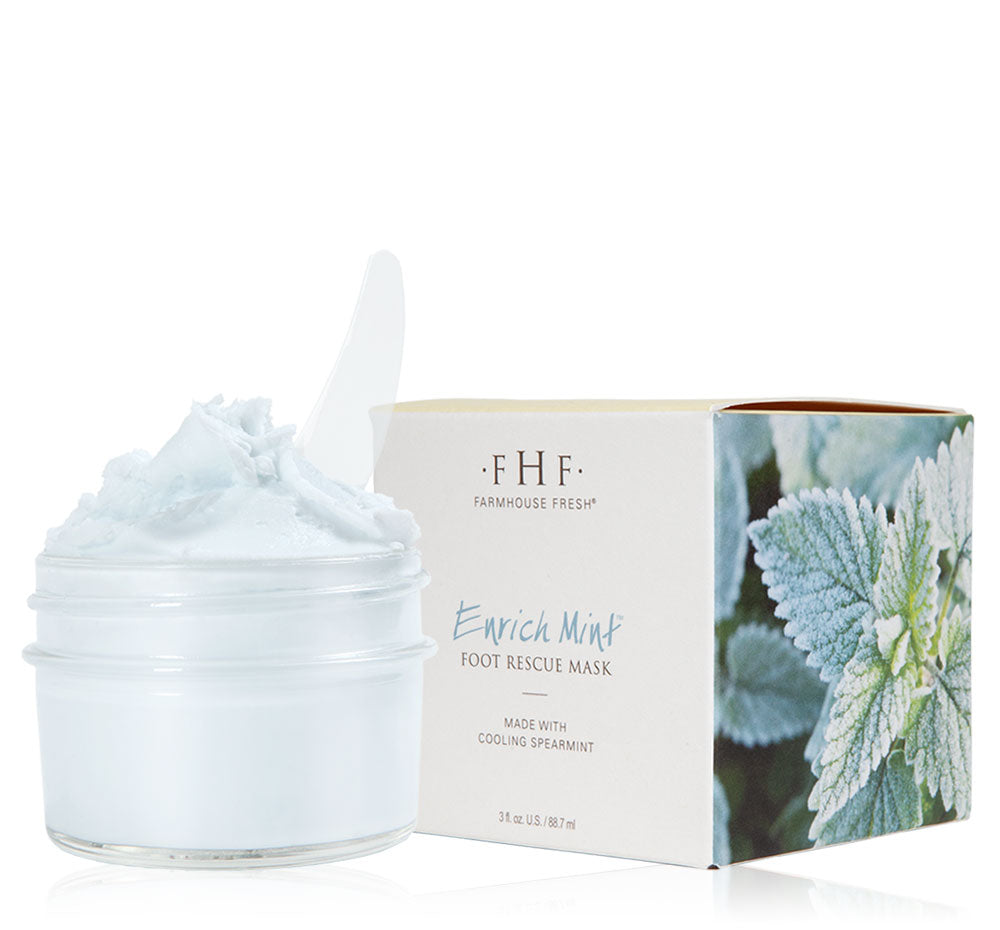 Farmhouse Fresh Enrich Mint Foot Rescue Mask