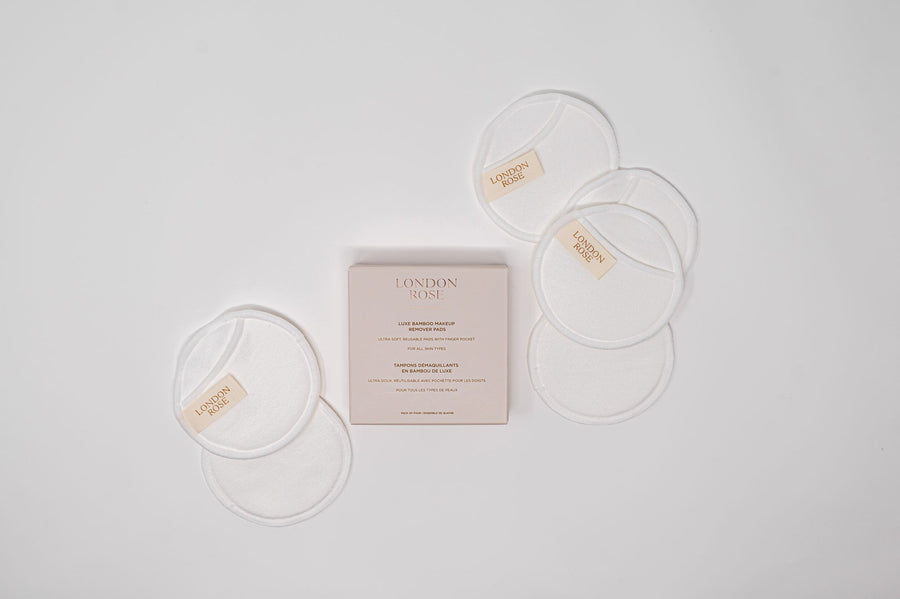 LONDON ROSE Luxe Bamboo Makeup Remover Pads