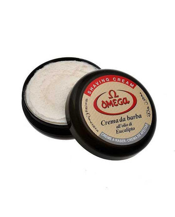 Omega Eucalyptus Shaving Cream in Bowl