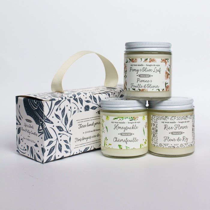Dot & Lil Three Candle Gift Set