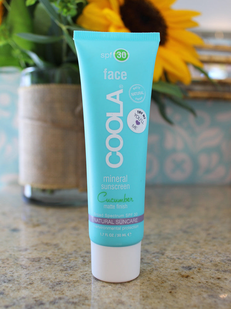 Coola Mineral Face SPF30 Matte Cucumber Lotion