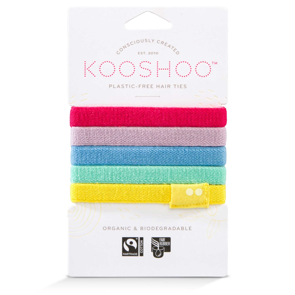 Kooshoo Plastic-free Hair Ties Pack of 5