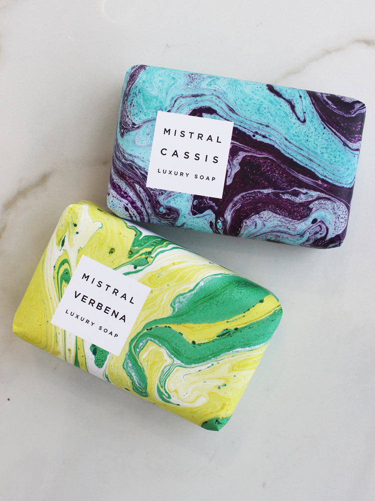 Mistral Marbles Organic Olive Oil & Shea Butter Bar Soap