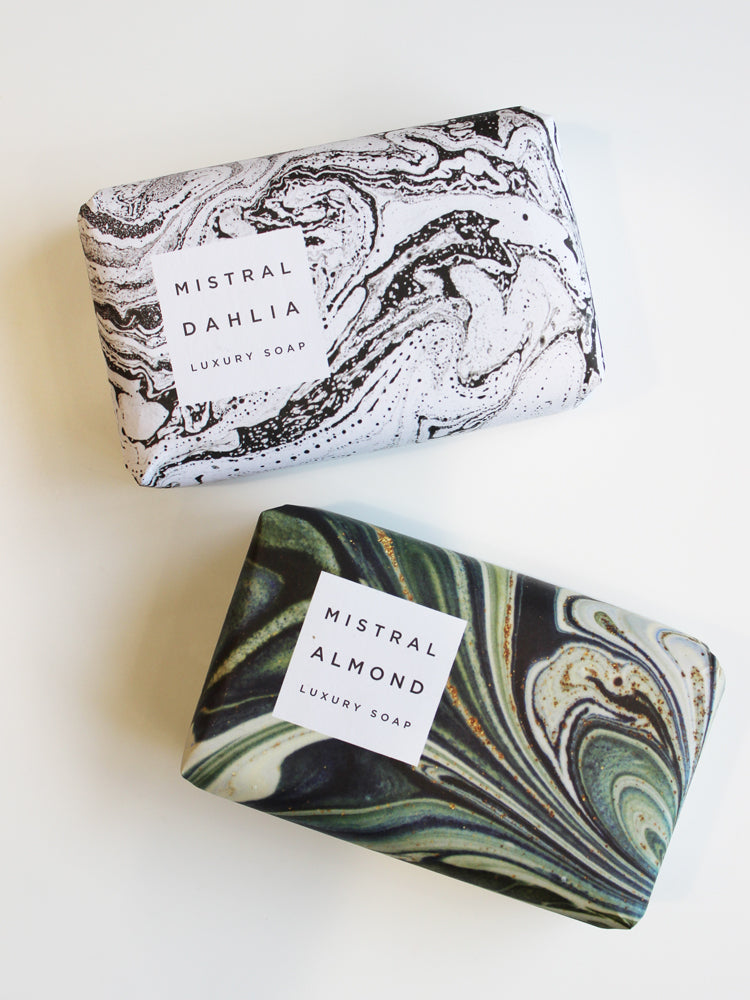 Mistral Marbles Organic Olive Oil & Shea Butter Bar Soap